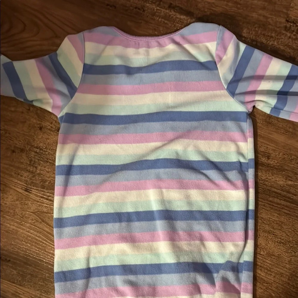 Carter's Pastel Striped Llama One Piece - Picture 3 of 3